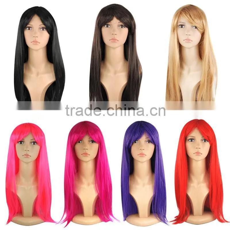 Ladies Short Wig Blonde Black Brown Wig Bob Curly Boycut Wedge Style Wigs W371