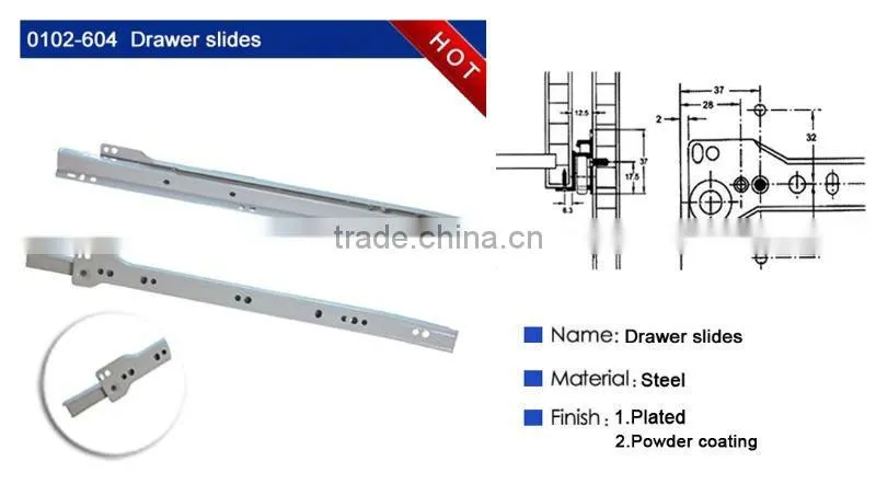 Full extension bottom mount drawer slide