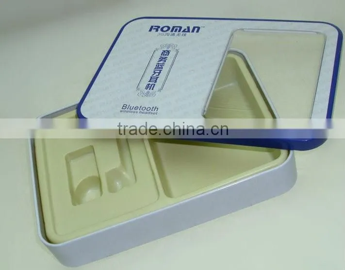 Gift Tin Box with clear PVC window, Tinplate with CMYK Printing