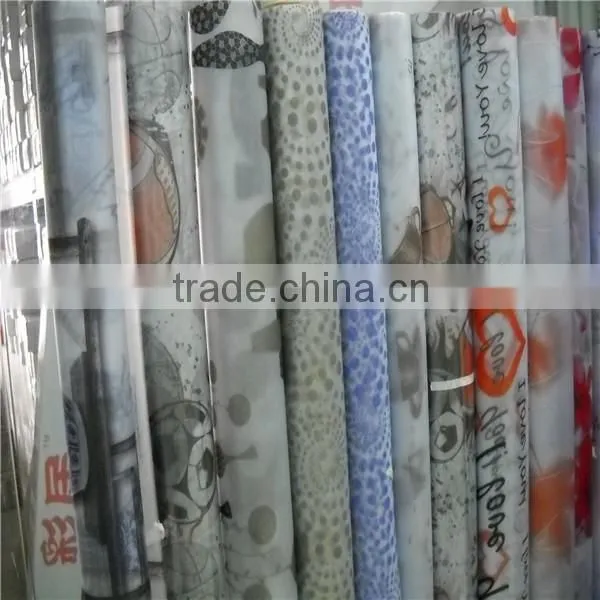Guangdong pvc material static patterned glass decorative film