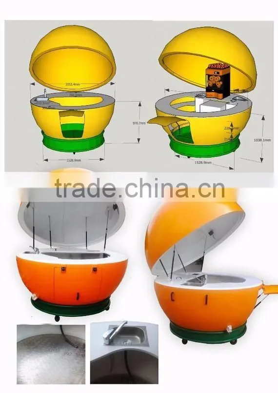 2016 new design mobile retail kiosk for sale, retail coffee kiosk design