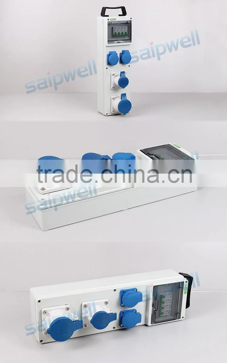 SAIP/SAIPWELL High Quality Convinient Waterproof Portable Socket Box