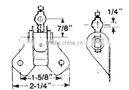 hvac system ball joint damper casting