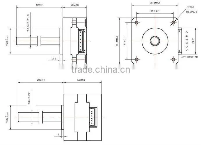 High Torque 42mm Hybrid Stepper Motor