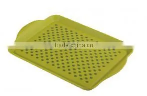 Rectangle pp & ps party food beverage trays,fruit trays