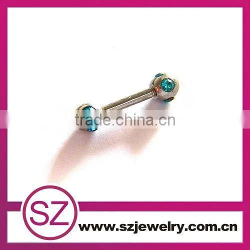 D64 fake barbell piercing