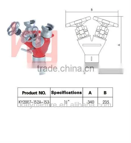 Alu. spray jet water divider/factory price for water divider