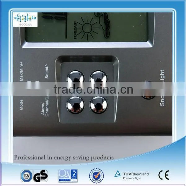 Hot-sale advanced wireless weather station with calender with large LCD screen record Wind&Rainwind Rain &Temperature &Humidity