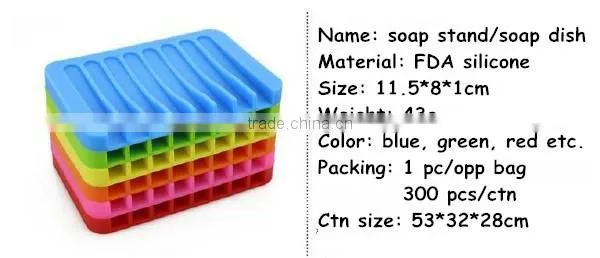 Travel usage silica soap holder with indivisual packaging
