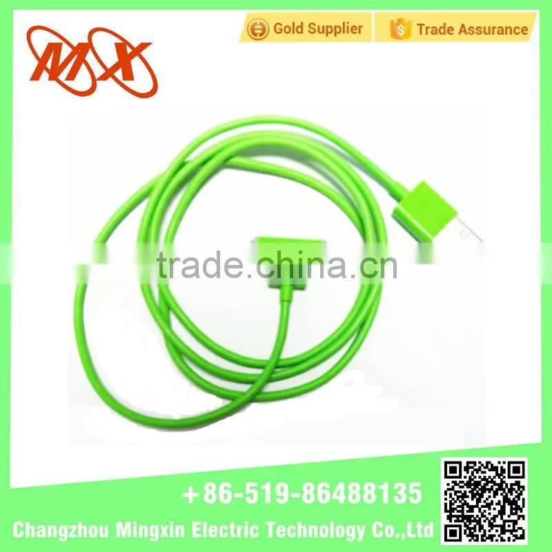 colourful TPE protector for apple iPhone /samsung micro USB cable OEM charging cable