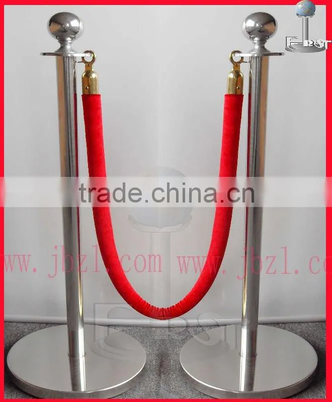 stainless steel queue barrier stand