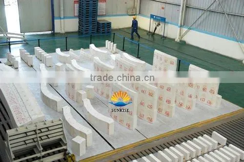 AZS33# fused cast AZS TY-33PT for container, bottle furnace