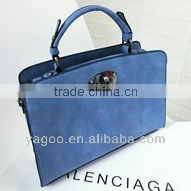 metal lock fashion new style handbag for ladies 2015