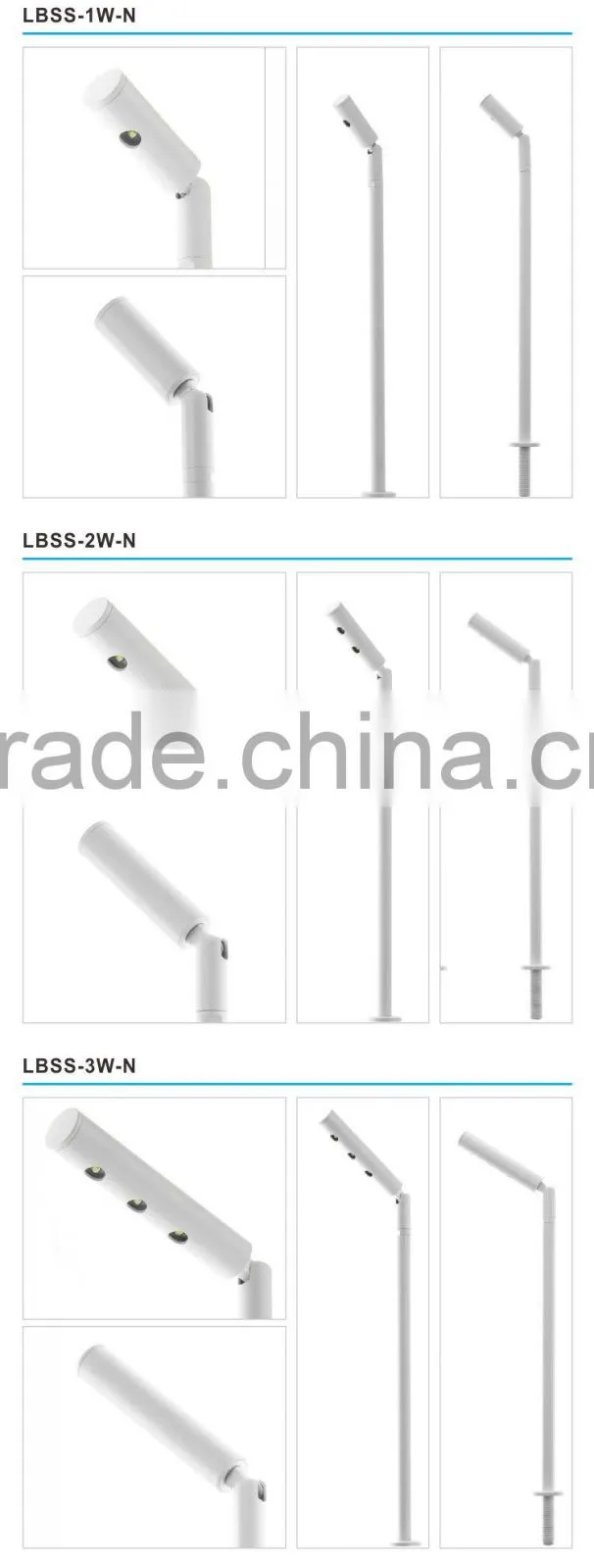 High efficiency good quality 2W LED cabinet light 180Lm CRI>80 input 220-240V