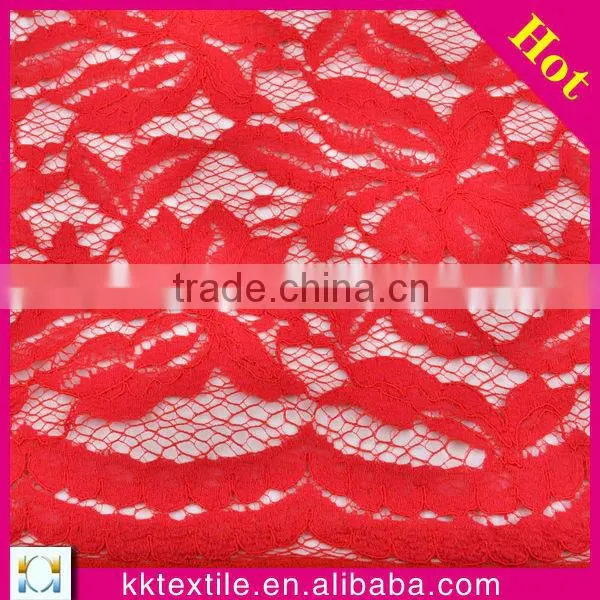 Cotton and Nylon blend swiss embroidery guipure lace fabric