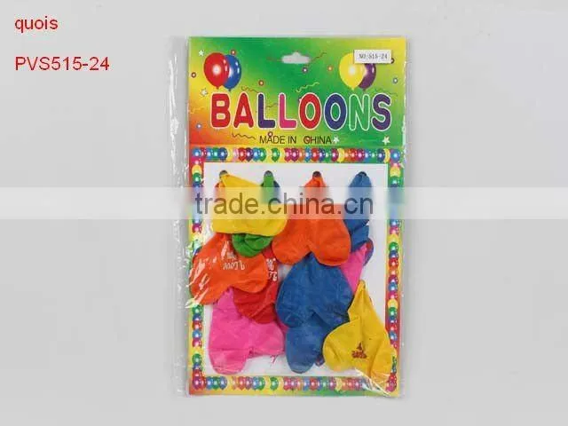 12PCS HEART SHAPED BALLOONS