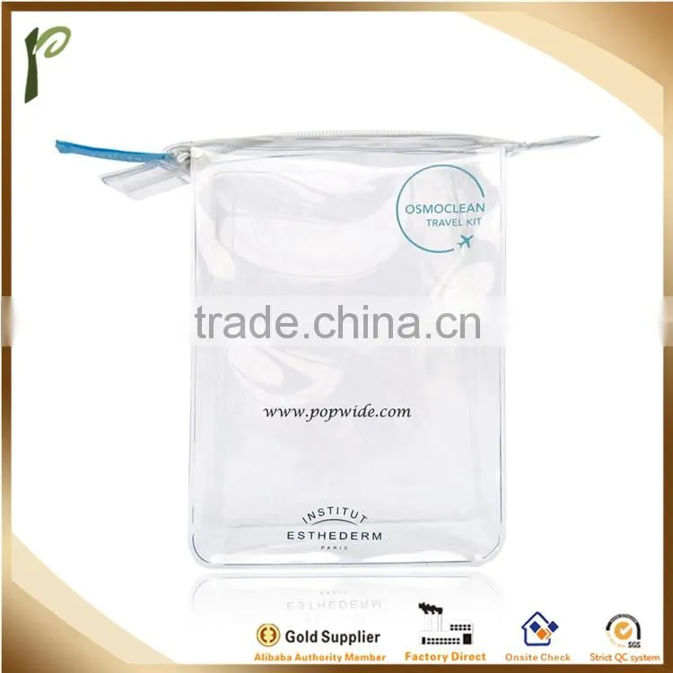 Popwide 2015 New Fashion High Quality Cheap Clear PVC Packaging Bag