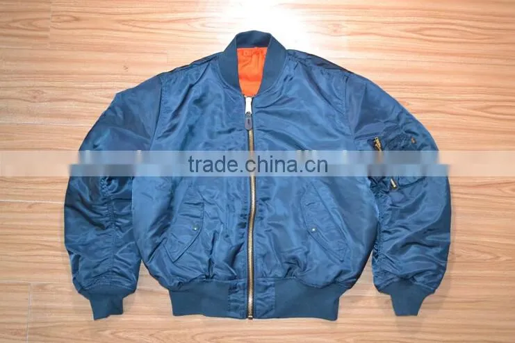 top quality nylon fabric men winter pilot jackets