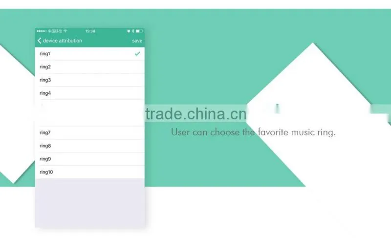 Villa/office install wireless Bluetooth doorbell with friendly app operate,simple and easy control