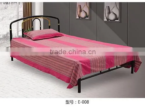 coppering metal single bed base