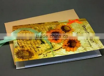 lovely invitation card for gift accept customer's design
