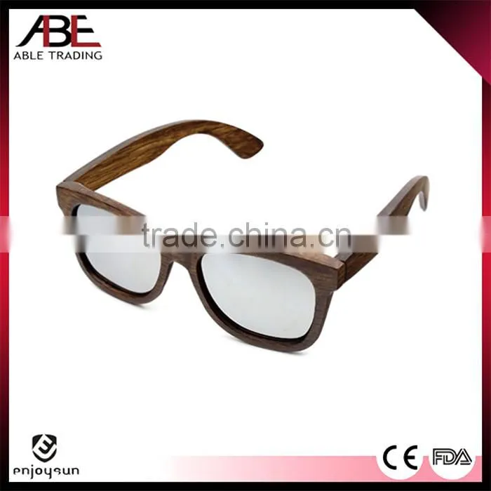 2016 classic square UV400 lens custom Italy design bamboo wooden polarized sunglasses sun glass