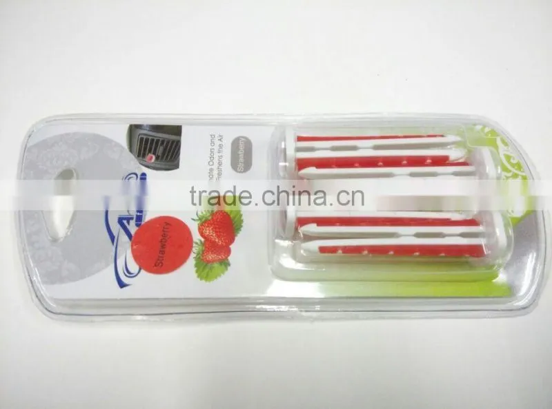Best price 2015 hot sale perfume auto clip/ vent stick car air fresher