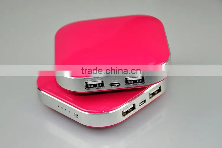 2015 fashion power bank 6600MAH best power bank brand