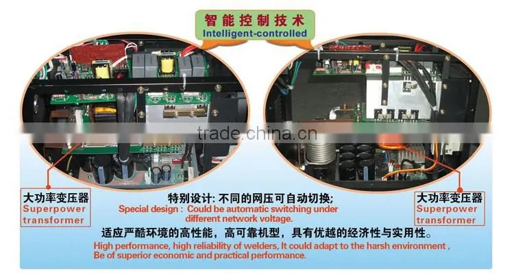 Cheap price 400 amp mma inverter arc welding machine ARCZX7 400 by AC220V/380V dual power