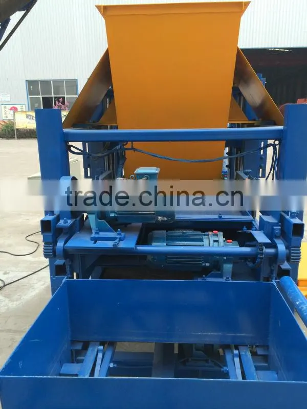 Concrete block making machine QT4-25 Small type!!! Semi-automatic block machine