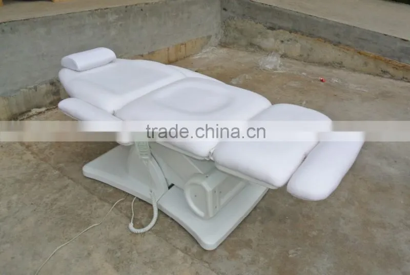 High grade PVC leather electric facial bed massage bed