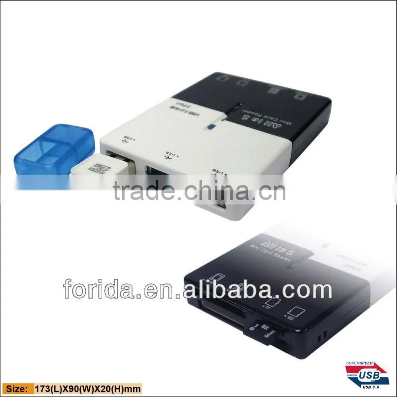HI speed usb 3.0 combo card reader