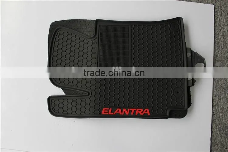 Custom Fit Floor Mat Set for Hyundai Elantra Models-Rubber (Black)
