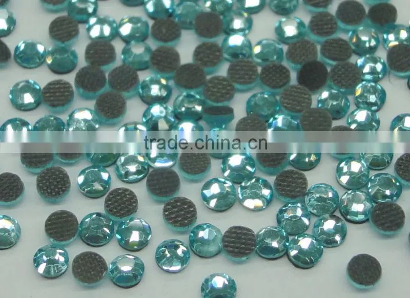 High Demand Aquamarine Loose DMC Hot Fix Rhinestone Transfers
