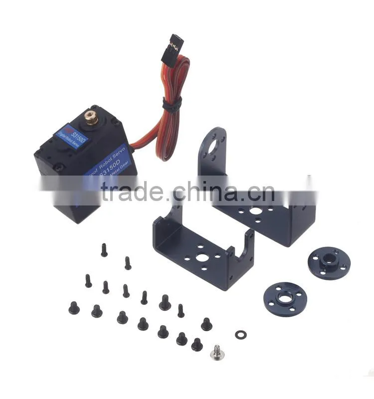 S3150D Servo Metal Gear High Torque Digital Waterproof Wingless Robot Servo Set for DIY Robot Part