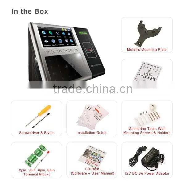 FR-iface301 Multi-biometric Time Attendance and Access Control Terminal