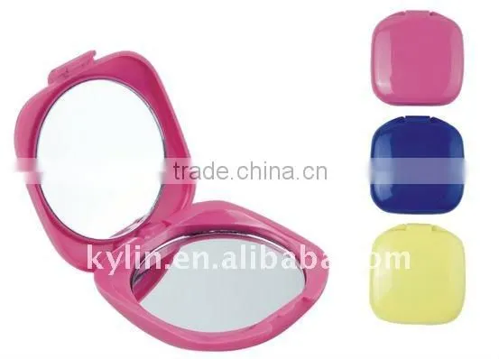 square shape double sides compact mirror