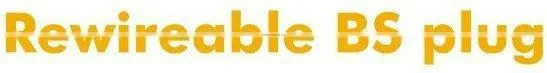 BS 3 pins 3-13A/250V home appliance rewireable electrical plug