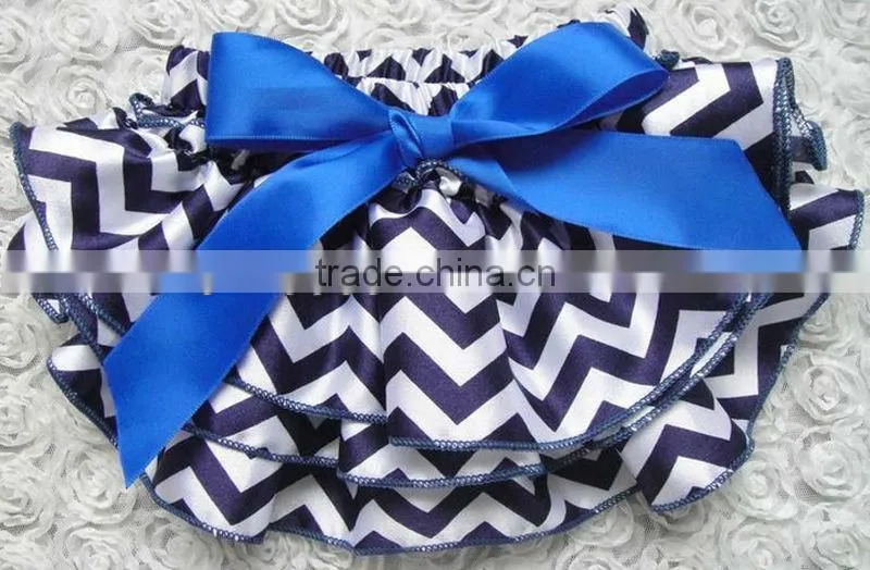 floral pint ribbon comfort ruffled girl baby bloomers wholesale