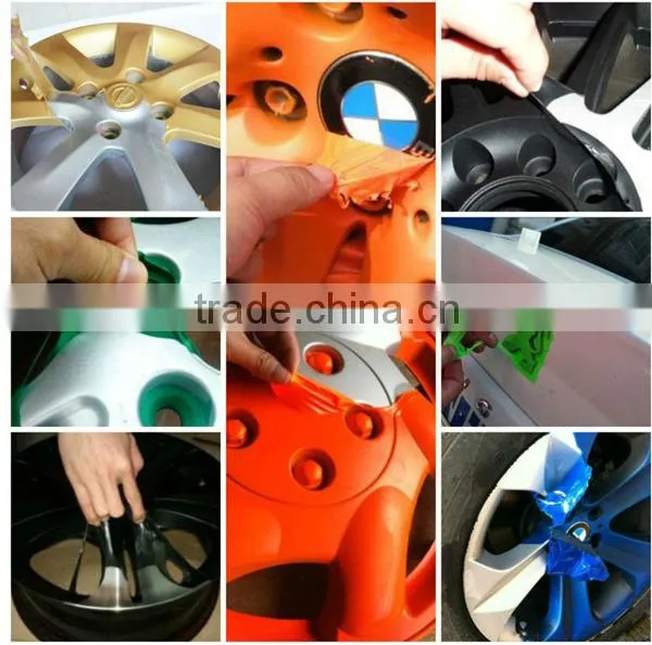 Orange Liquid Rubber Coating