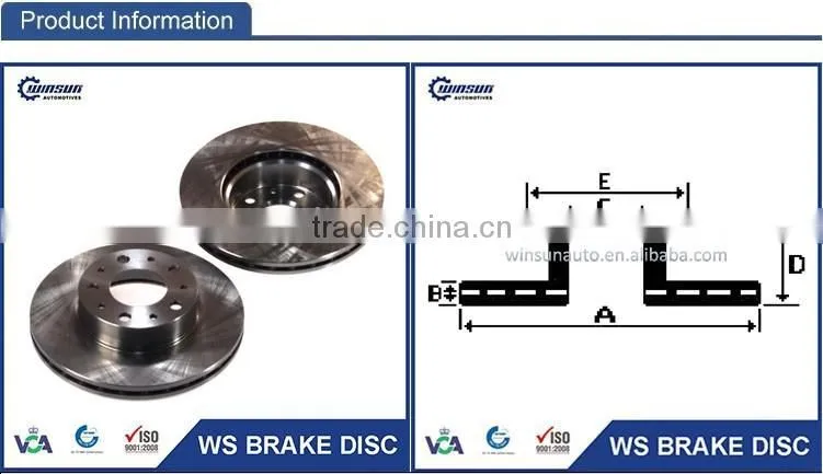 424999 424926 Used Auto Parts Germany Disk Brake Used for Citroen Jumper Bus