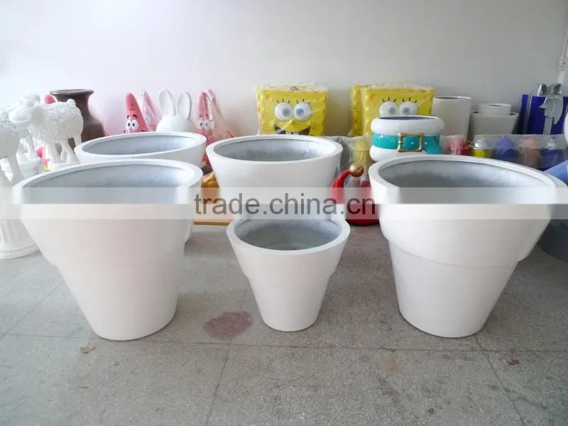 new modern design shopping mall flower planters