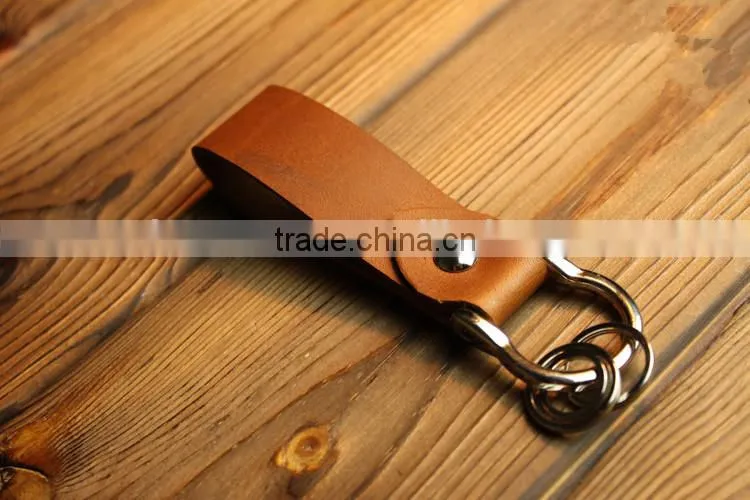 custom leather goods leather key chain