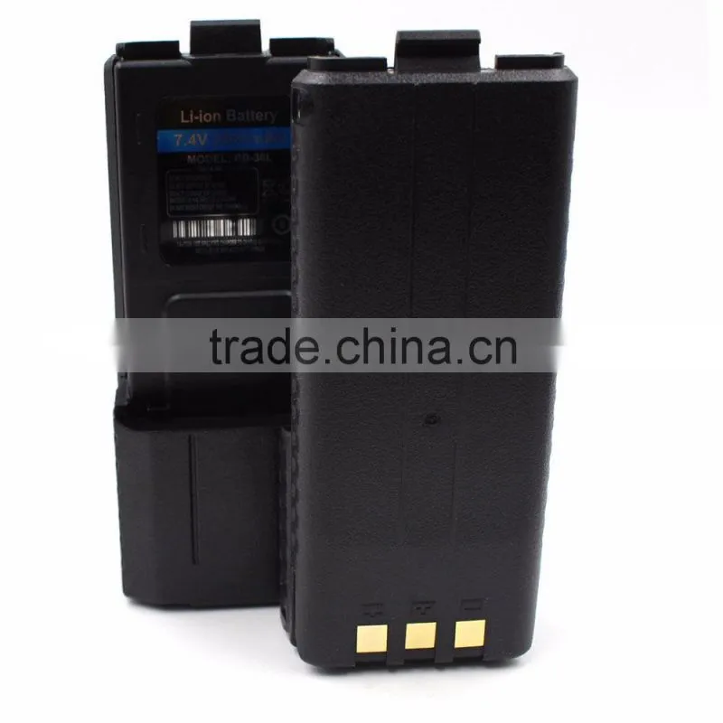 BaoFeng UV-5R 2 way radio replace Battery 3800mah 7.4V Li-ion BL-5L Black