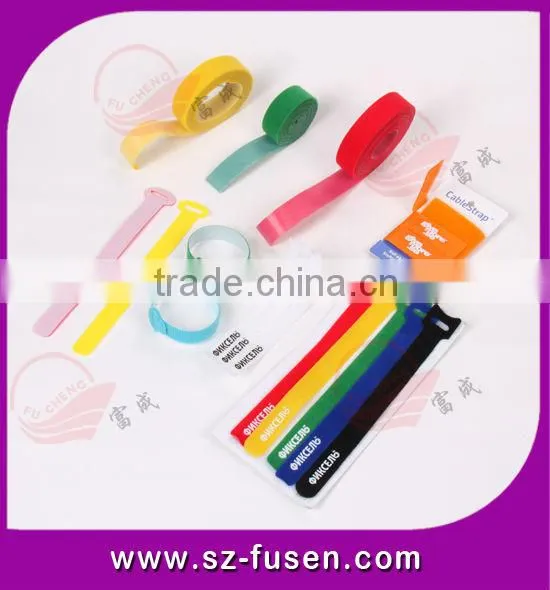 Nylon fastener tape Wrist Strap with Plastic Buckle