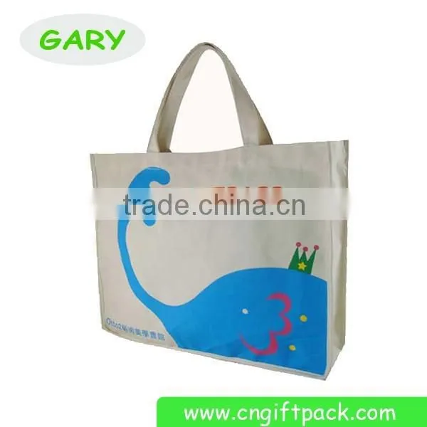 Custom Printed Cotton Canvas Shopper Tote Bag