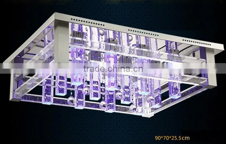 2016 New Arrival Frist-degree Crystal Ball Ceiling Light Aluminum K9 Bubbles Crystal Point Chandelier