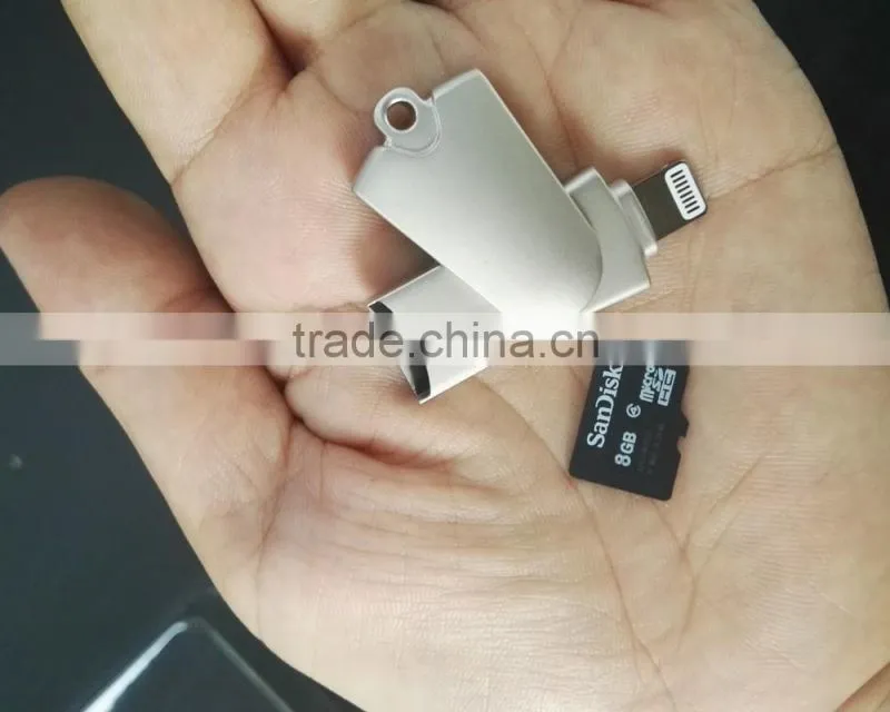 Swivel usb flash drive for iphone ipad ipod