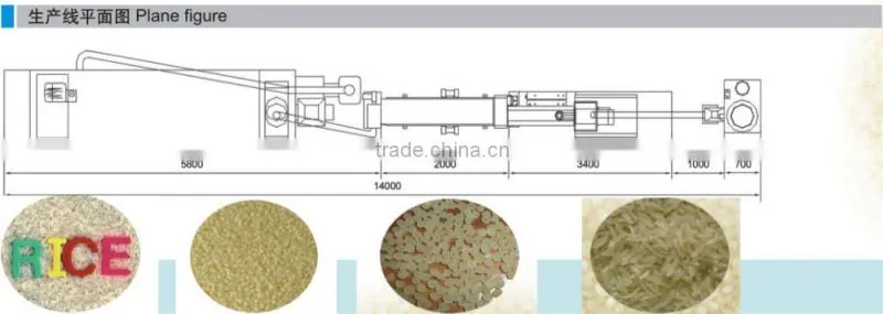 Nutrition Rice/Artificial Rice/ Enriched Rice Machinery/Process Line