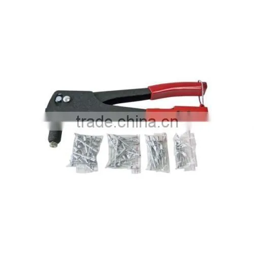 HEAVY DUTY 4 HEAD NOZZLE POP RIVET GUN HAND RIVETER TOOL 4 SIZE 60 BLANK RIVETS